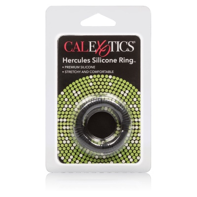 Pierścień erekcyjny Hercules Silicone Ring z żeberkami, średnica wewnętrzna 3,25 cm - 1 2
