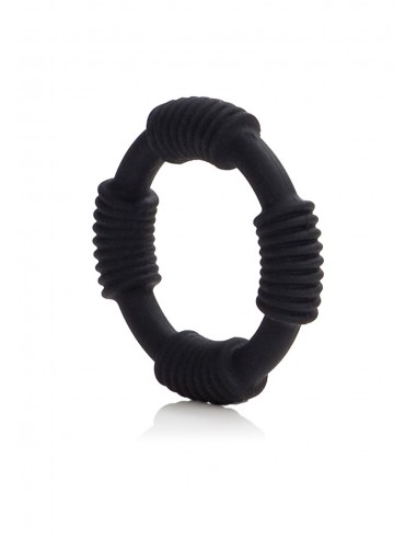 Pierścień Erekcyjny Adonis Silicone Rings Hercules Blck - Pierścienie erekcyjne niewibrujące - 3