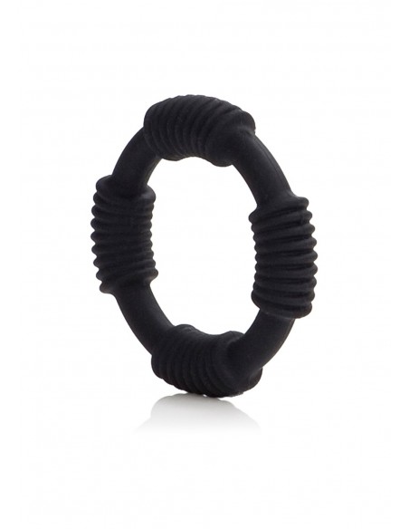 Pierścień Erekcyjny Adonis Silicone Rings Hercules Blck - Pierścienie erekcyjne niewibrujące - 3