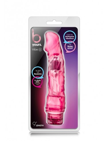 Wibrator-B YOURS VIBE 6 PINK - Wibratory Realistyczne - 1