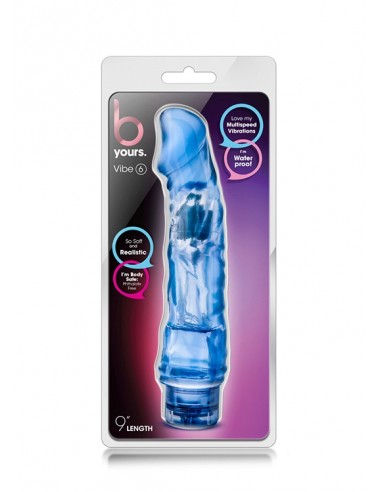 Wibrator-B YOURS VIBE 6 BLUE - Wibratory Realistyczne - 1