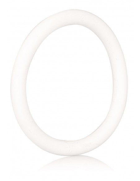 Pierścień Erekcyjny Rubber Ring White Set 3Pcs - Pierścienie erekcyjne niewibrujące - 4