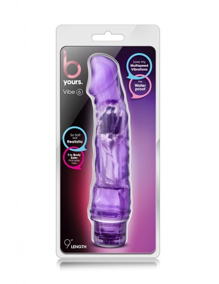 Wibrator-B YOURS VIBE 6 PURPLE - Wibratory Realistyczne - 1