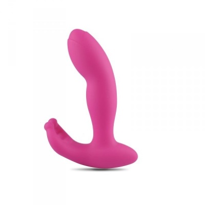 Wibrator Lowe Easy 13,5 cm Różowy silikonowy - 1 2