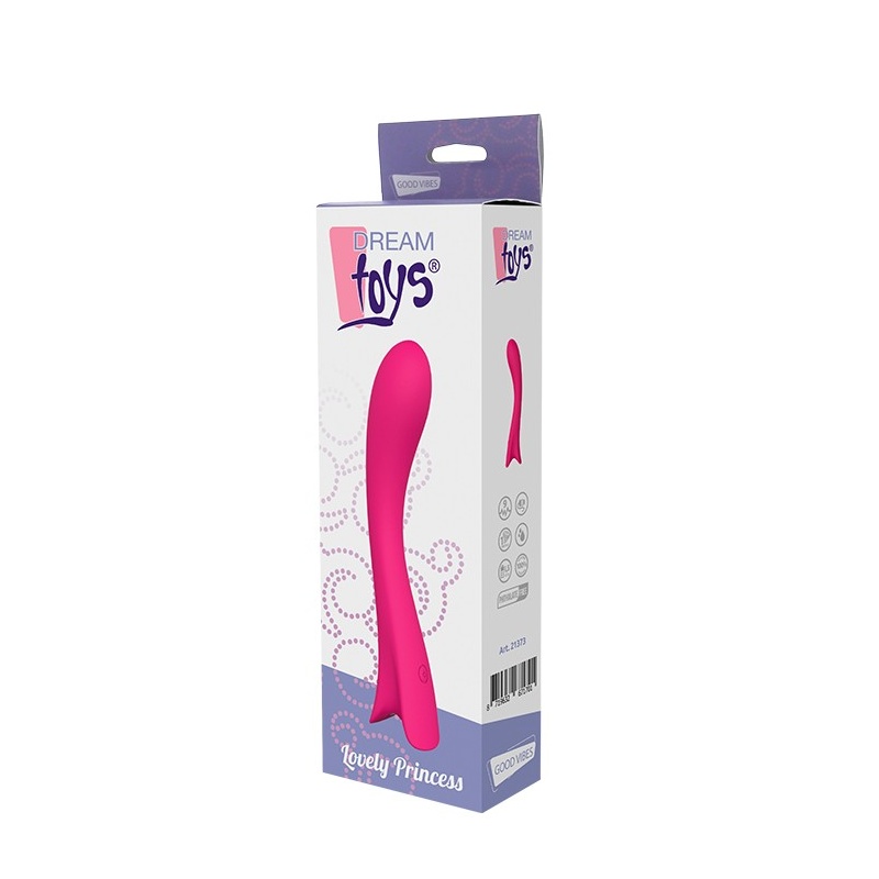 Wibrator Lovely Princess Magenta - silikonowy, 9 programów, magnetyczne ładowanie USB - 1