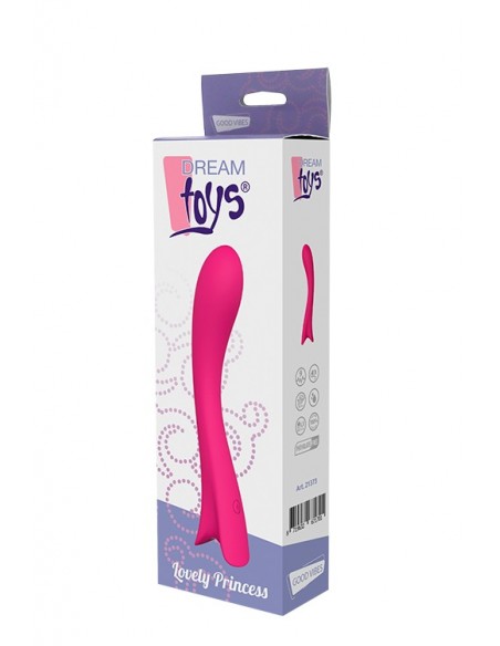 Wibrator-DREAM TOYS LOVELY PRINCESS MAGENTA - Wibratory Punktu G - 1