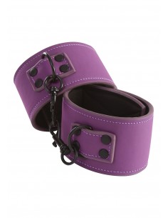 Kajdanki-LUST BONDAGE ANKLE CUFFS PURPLE - Kajdanki erotyczne - 1