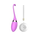 Jajko wibrujące Cora Remote Egg Vibrator – fioletowy, silikonowy - 1