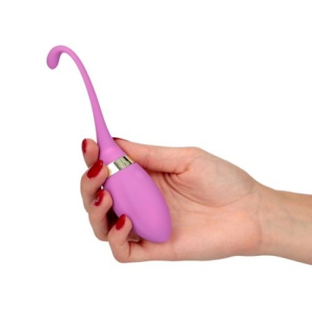 Jajko wibrujące Cora Remote Egg Vibrator – fioletowy, silikonowy - 2