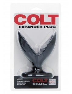 Korek Analny Colt Expander Plug Large Black - Ogromne Korki Analne XXL - 1 2