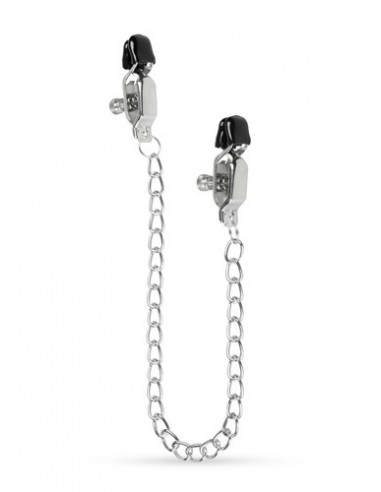 Stymulator-Big Nipple Clamps With Chain - Klamry i klipsy na sutki - 2
