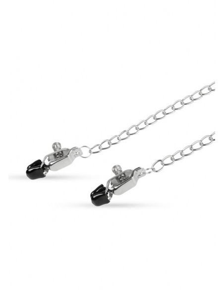 Stymulator-Big Nipple Clamps With Chain - Klamry i klipsy na sutki - 3