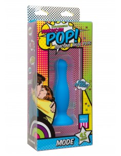 Korek Analny American Pop Mode 4,5 Inch Blue - Małe Korki Analne - 1 2