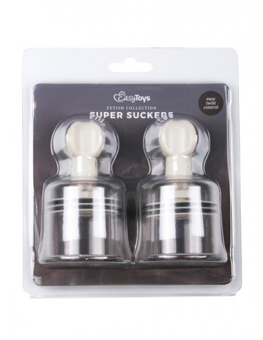 Przyssawki na sutki Nipple / Clit Suckers Large 2 pcs - Pompki do sutków i pochwy - 1