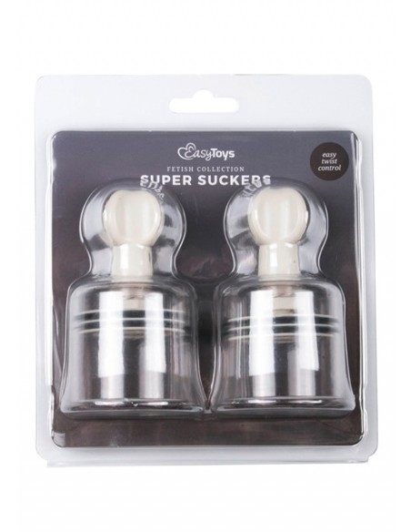 Przyssawki na sutki Nipple / Clit Suckers Large 2 pcs - Pompki do sutków i pochwy - 1