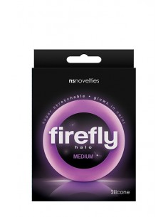 Pierścień Erekcyjny Firefly Halo Medium Purple - Pierścienie erekcyjne niewibrujące - 1 2