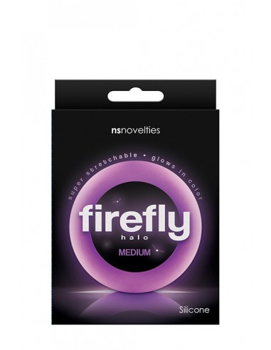 Pierścień Erekcyjny Firefly Halo Medium Purple - Pierścienie erekcyjne niewibrujące - 2