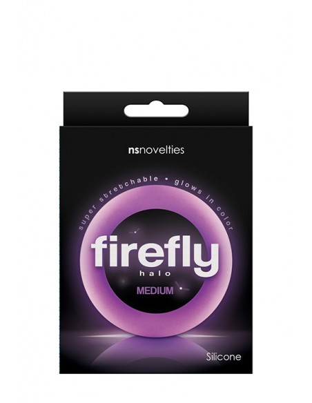 Pierścień Erekcyjny Firefly Halo Medium Purple - Pierścienie erekcyjne niewibrujące - 2