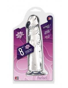 Dildo-JELLY JOY PERFECT CLEAR - Dilda żelowe - 1 2