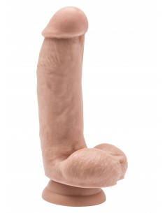 Dildo-COCK 6 INCH W/ BALLS FLESH - Dilda realistyczne - 1