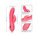 Wibrator króliczek San Francisco Sweetheart z funkcją opukiwania punktu G, 12 cm - 4