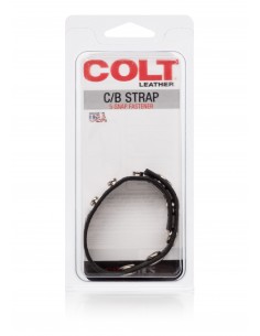 Pierścień Erekcyjny Colt Adjust 5 Snap Leather - Pierścienie erekcyjne niewibrujące - 1 2