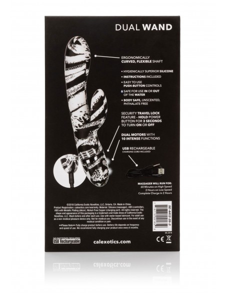 Wibrator Króliczek Hype Dual Wand - Wibratory Króliczki - 3