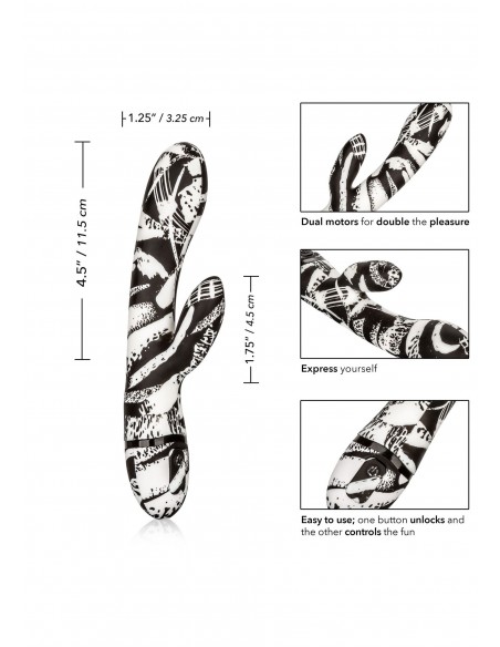 Wibrator Króliczek Hype Dual Wand - Wibratory Króliczki - 4