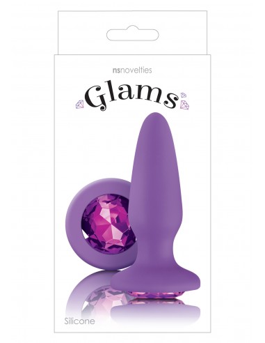 Plug-GLAMS RAINBOW GEM - Korki analne silikonowe - 2