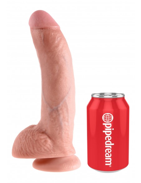 Dildo-COCK  9 INCH W/ BALLS FLESH - Dilda realistyczne - 3