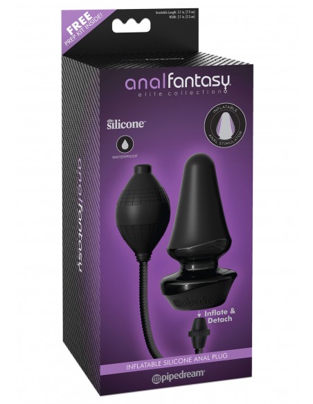 Plug-Inflatable Silicone Butt Plug - Korki analne pompowane - 2