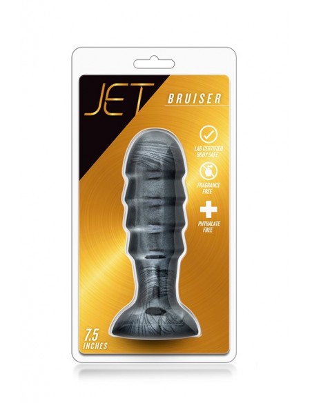 Korek Analny Jet Bruiser Carbon Metallic Black - Duże Korki Analne - 2