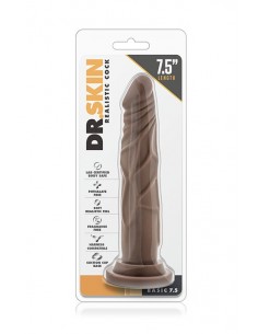 Dildo-DR. SKIN REALISTIC COCK 7.5 CHOCOLATE - Dilda realistyczne - 1 2
