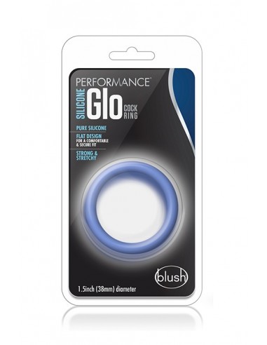 Pierścień Erekcyjny Performance Silicone Glo Cock Ring - Pierścienie erekcyjne niewibrujące - 2