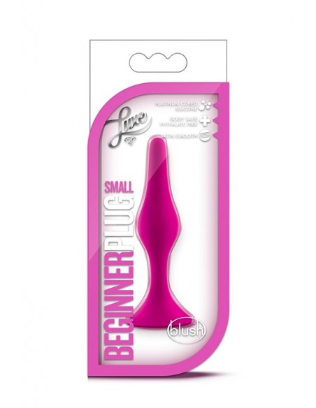 Korek Analny Luxe Beginner Plug Small Pink - Małe Korki Analne - 2