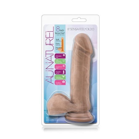 Realistyczne Klasyczne Dildo Au Naturel 8Inch Sensa Feel Dildo Latin - 2