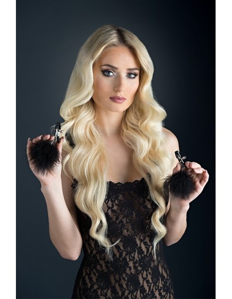 Stymulator-GP FEATHERED NIPPLE CLAMPS - Klamry i klipsy na sutki - 3