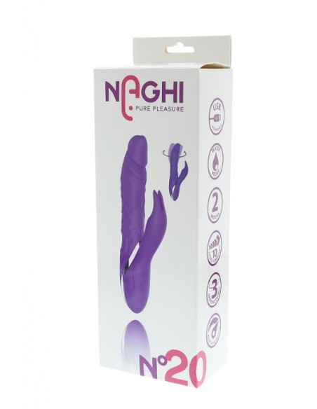 Wibrator Króliczek Naghi No.20 Rechargeable Duo Vibrator - Wibratory Króliczki - 3