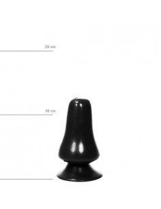 Dildo All Black 12 cm - Ogromne Korki Analne XXL - 1