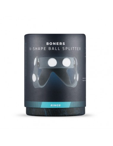 Boners V-shape Ball Splitter - Pierścienie erekcyjne niewibrujące - 2