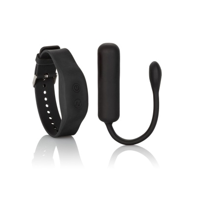 Mini wibrator Wristband Remote Petite Bullet 7 cm z pilotem na nadgarstek - 1