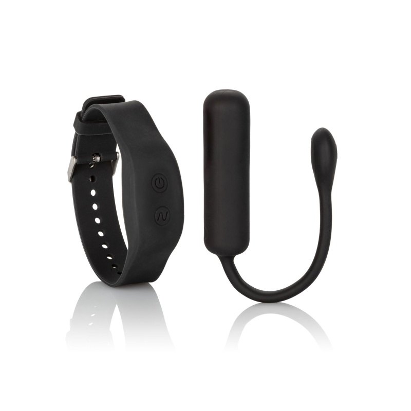 Mini wibrator Wristband Remote Petite Bullet 7 cm z pilotem na nadgarstek - 1