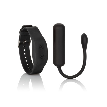 Mini wibrator Wristband Remote Petite Bullet 7 cm z pilotem na nadgarstek - 1
