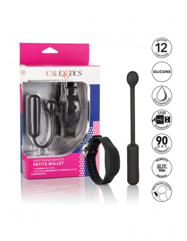 Bezprzewodowy Mini Wibrator + Opaska Sterująca Na Rękę - Wibratory Jajeczka - 5