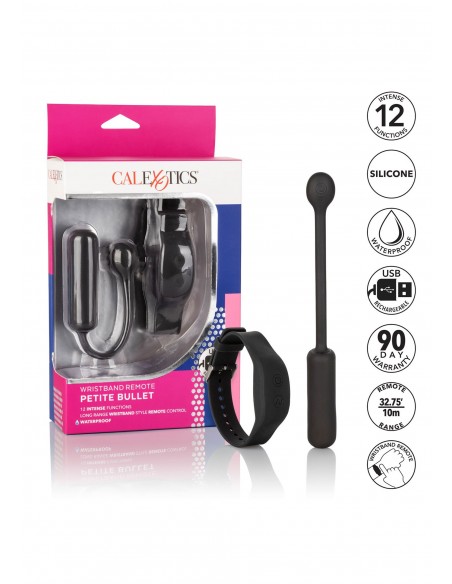 Bezprzewodowy Mini Wibrator + Opaska Sterująca Na Rękę - Wibratory Jajeczka - 5