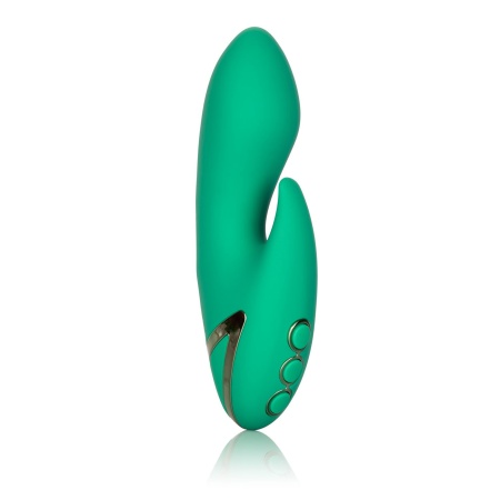 Wibrator dwupunktowy Sierra Sensation Green z 10 trybami wibracji i funkcją Power Boost, 14 cm - 1