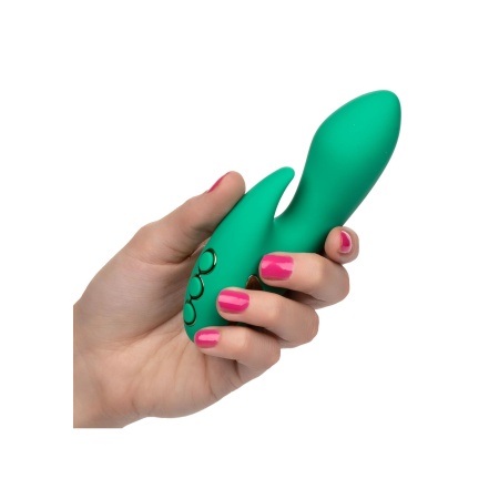 Wibrator dwupunktowy Sierra Sensation Green z 10 trybami wibracji i funkcją Power Boost, 14 cm - 7