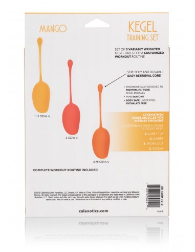 Kulki-Kegel Training Set Mango - Zestawy Kulek Gejszy - 3