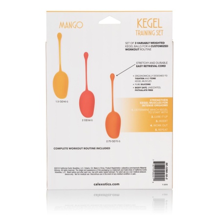 Kulki gejszy Mango Assortment – progresywne obciążenie, 14 cm - 3
