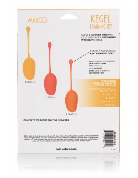 Kulki-Kegel Training Set Mango - Zestawy Kulek Gejszy - 3
